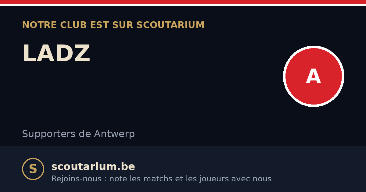 Notre club est sur Scoutarium : LADZ