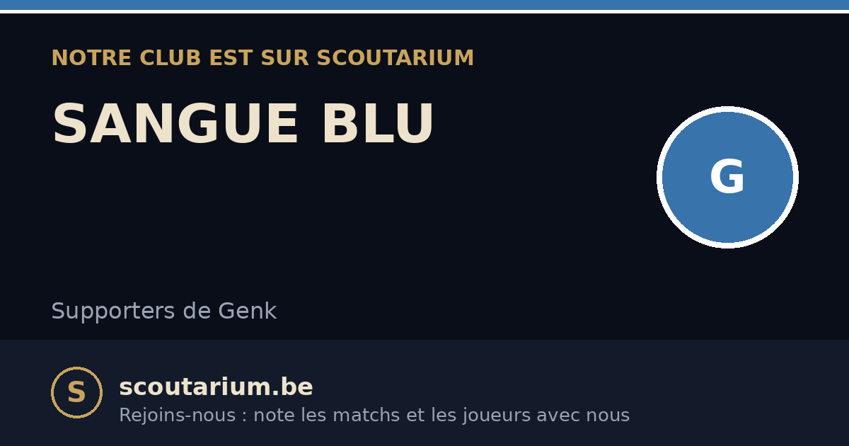 Notre club est sur Scoutarium : SANGUE BLU