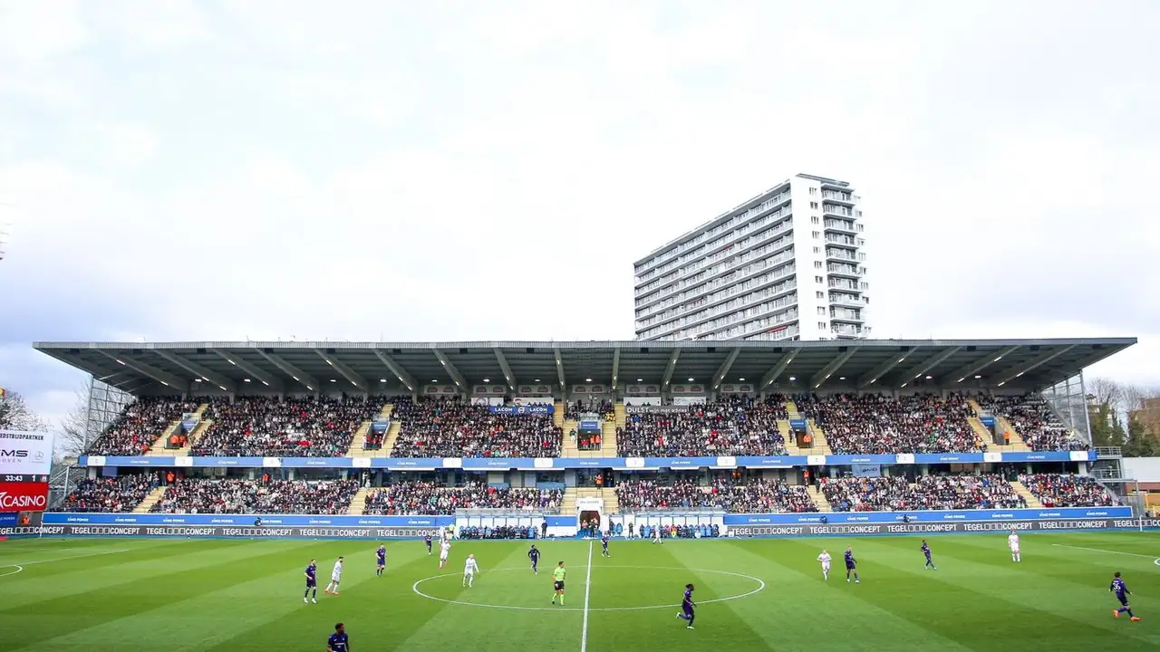 Het stadion Den Dreef, Leuven, augustus 2024